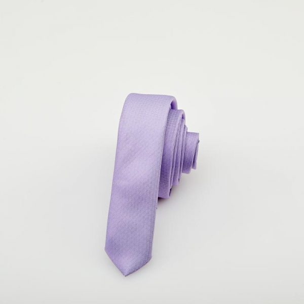 Cravată lila uni