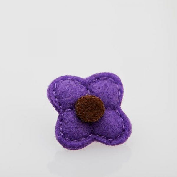Accesoriu Casual pentru Rever Tip Floare de culoare Violet
